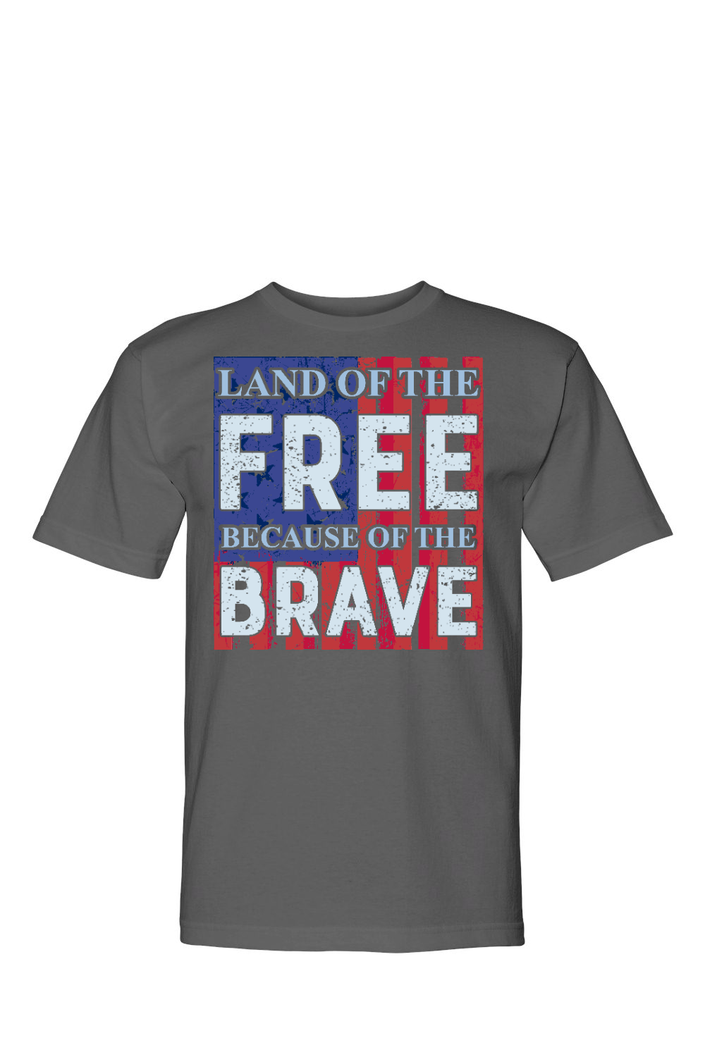 Land of the free 100% USA Made Cotton T-Shirt