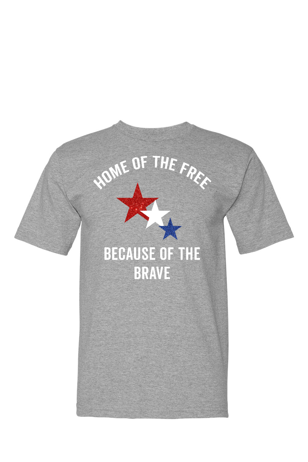 Home of the free 100% USA Made Cotton T-Shirt