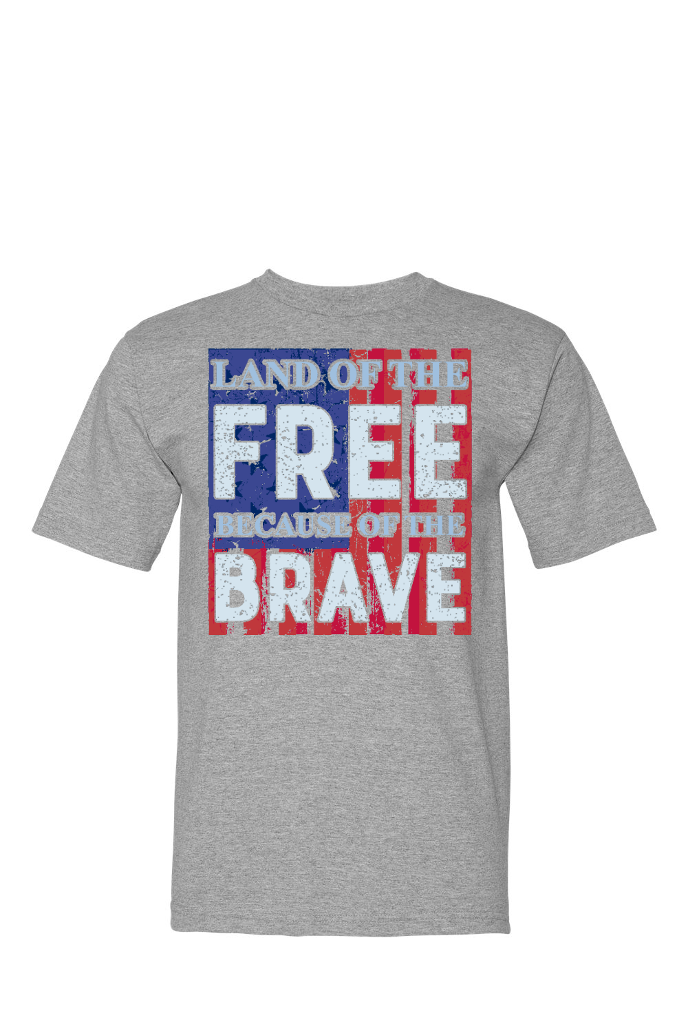 Land of the free 100% USA Made Cotton T-Shirt