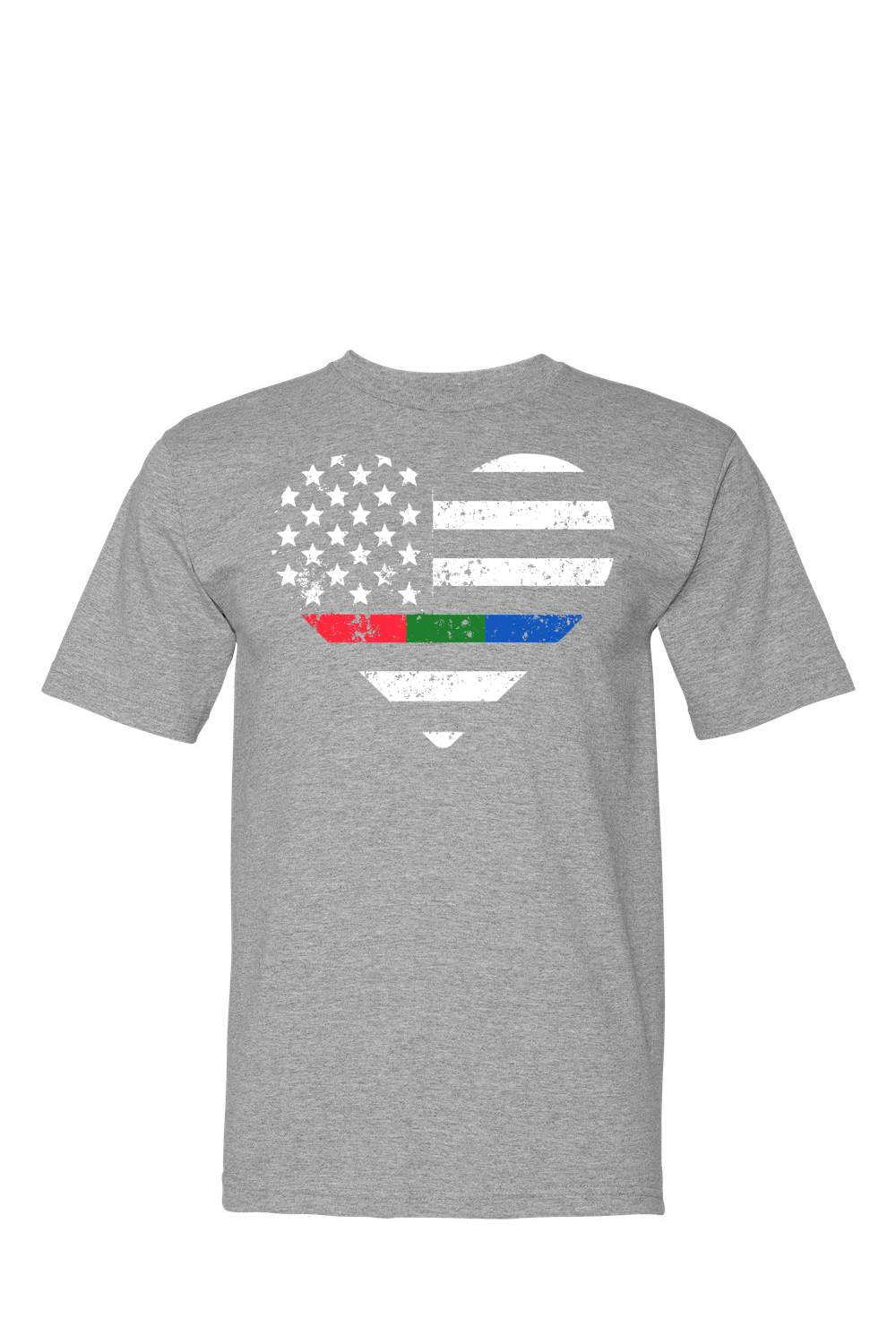 Love USA Color 100% USA Made Cotton T-Shirt