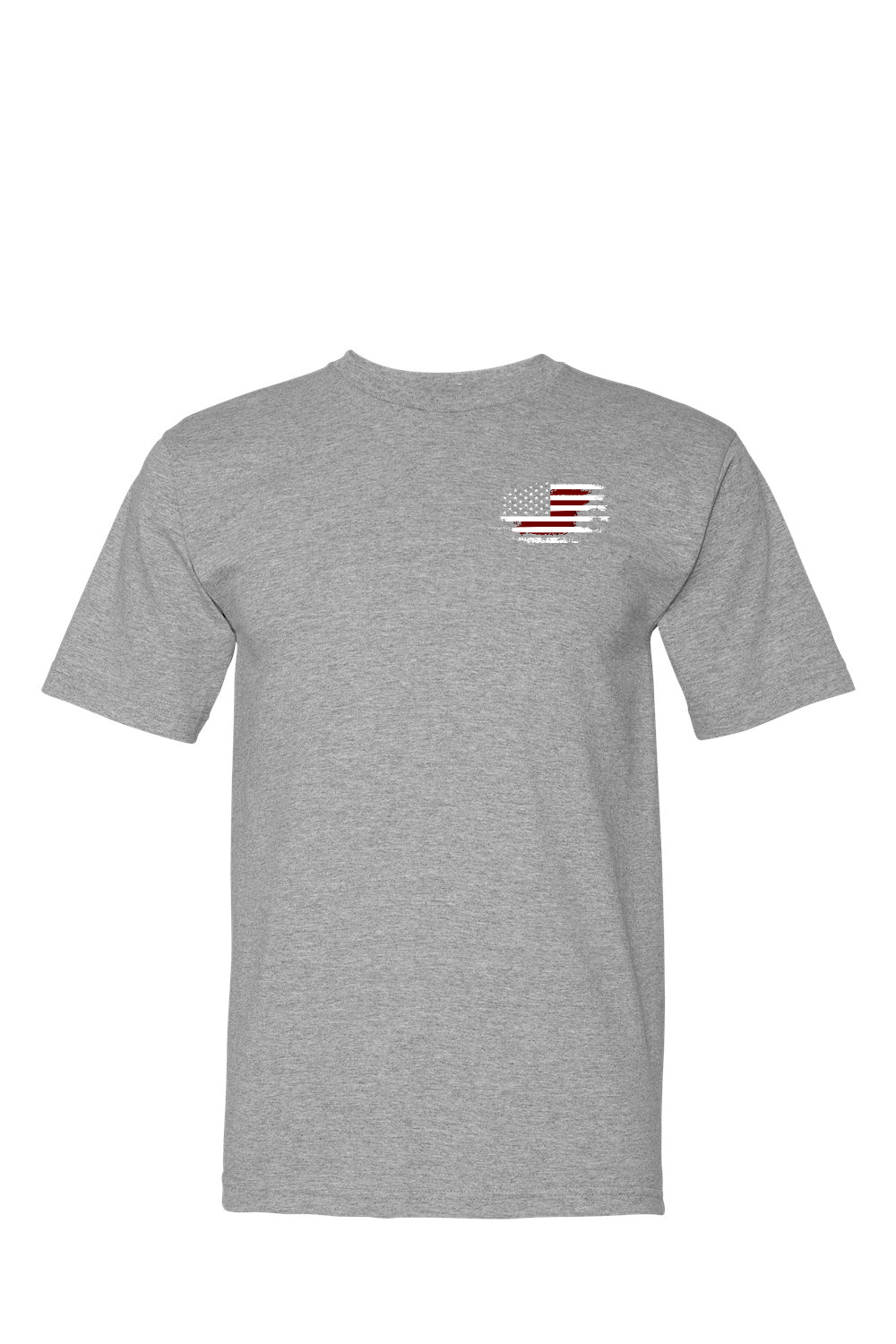 Flag Of US 100% USA Made Cotton T-Shirt