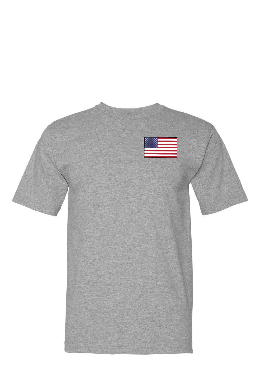 US Small Flag 100% USA Made Cotton T-Shirt
