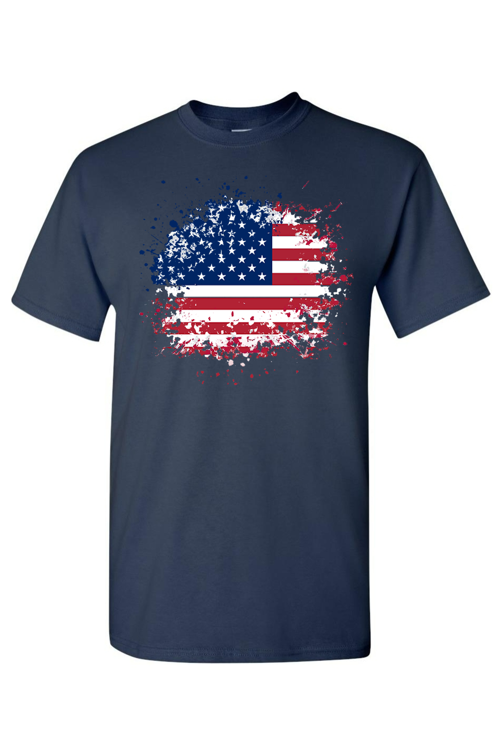 Paint Flag Tee - Patriotic American