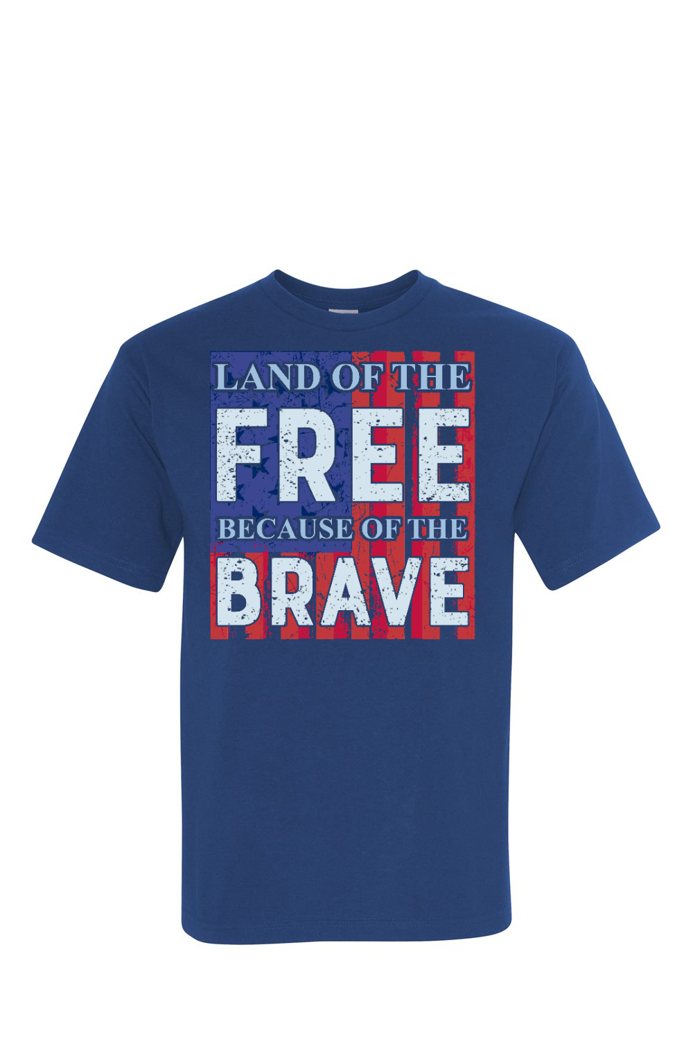 Land of the free 100% USA Made Cotton T-Shirt