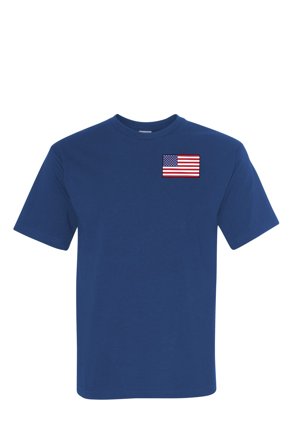 US Small Flag 100% USA Made Cotton T-Shirt