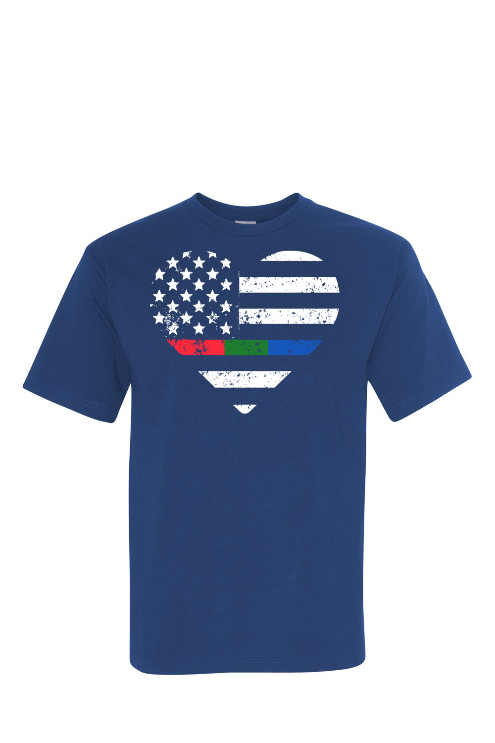 Love USA Color 100% USA Made Cotton T-Shirt