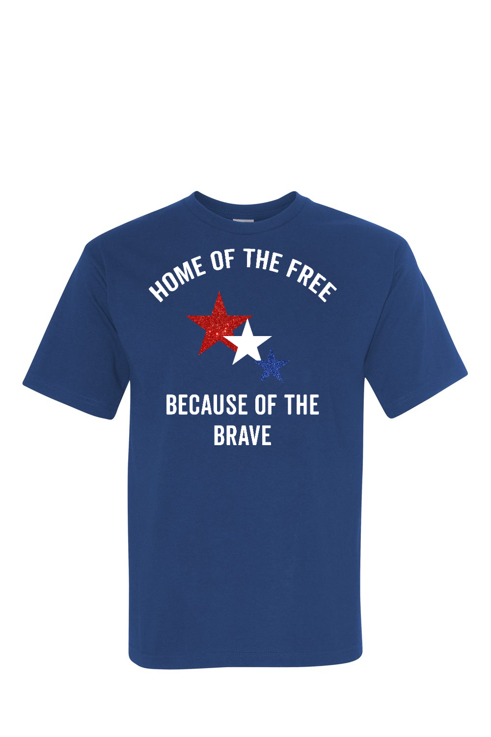 Home of the free 100% USA Made Cotton T-Shirt