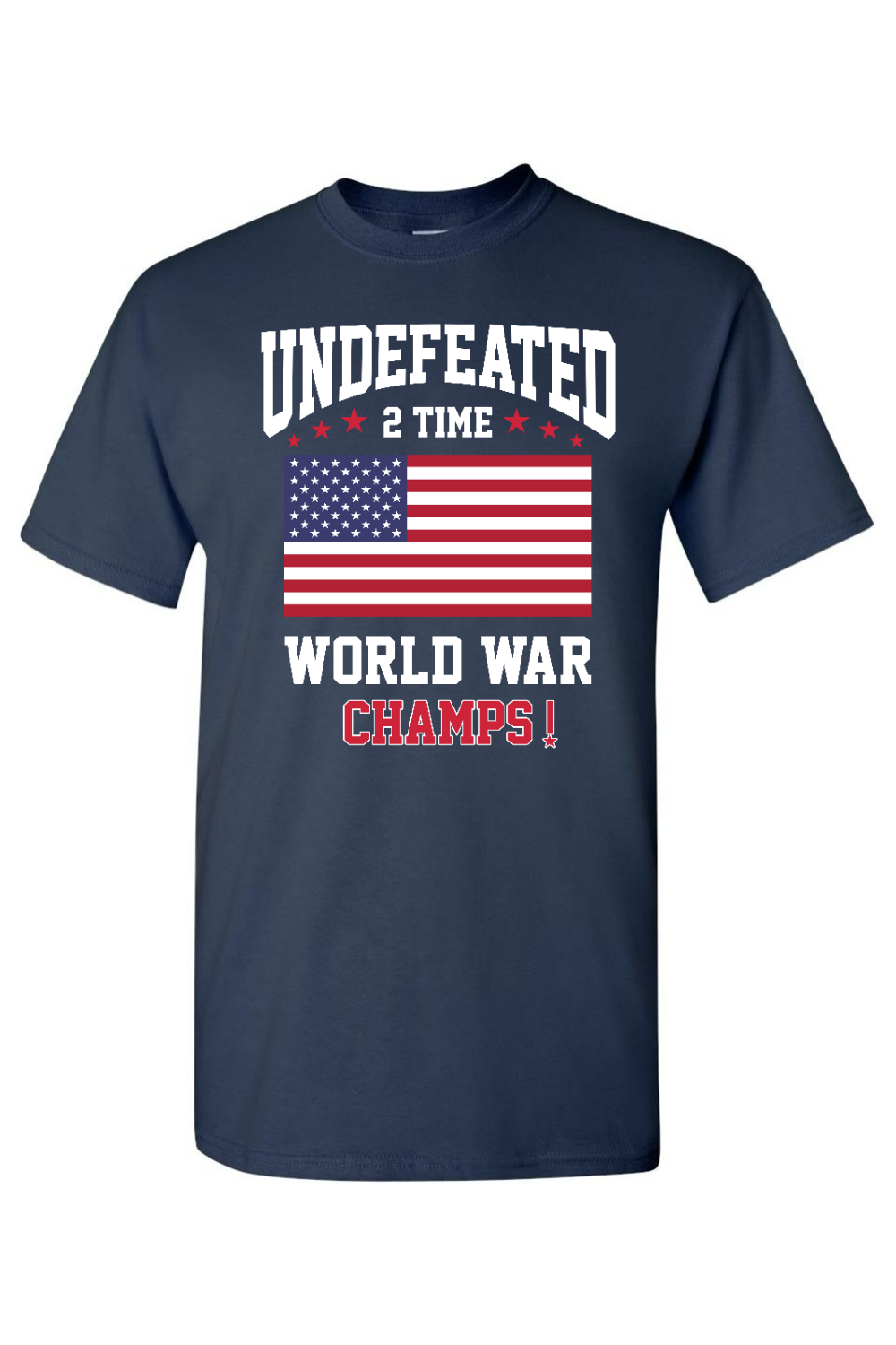 Undefeated 2 T-Shirt - Patriotic American