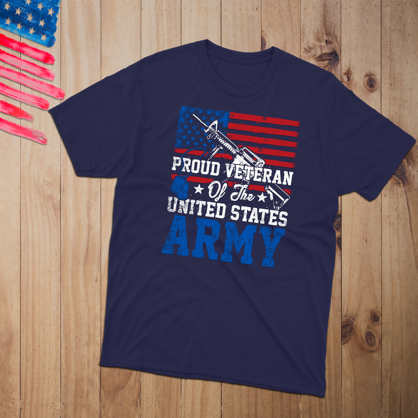Proud Veteran of the USA T-Shirt - Patriotic American