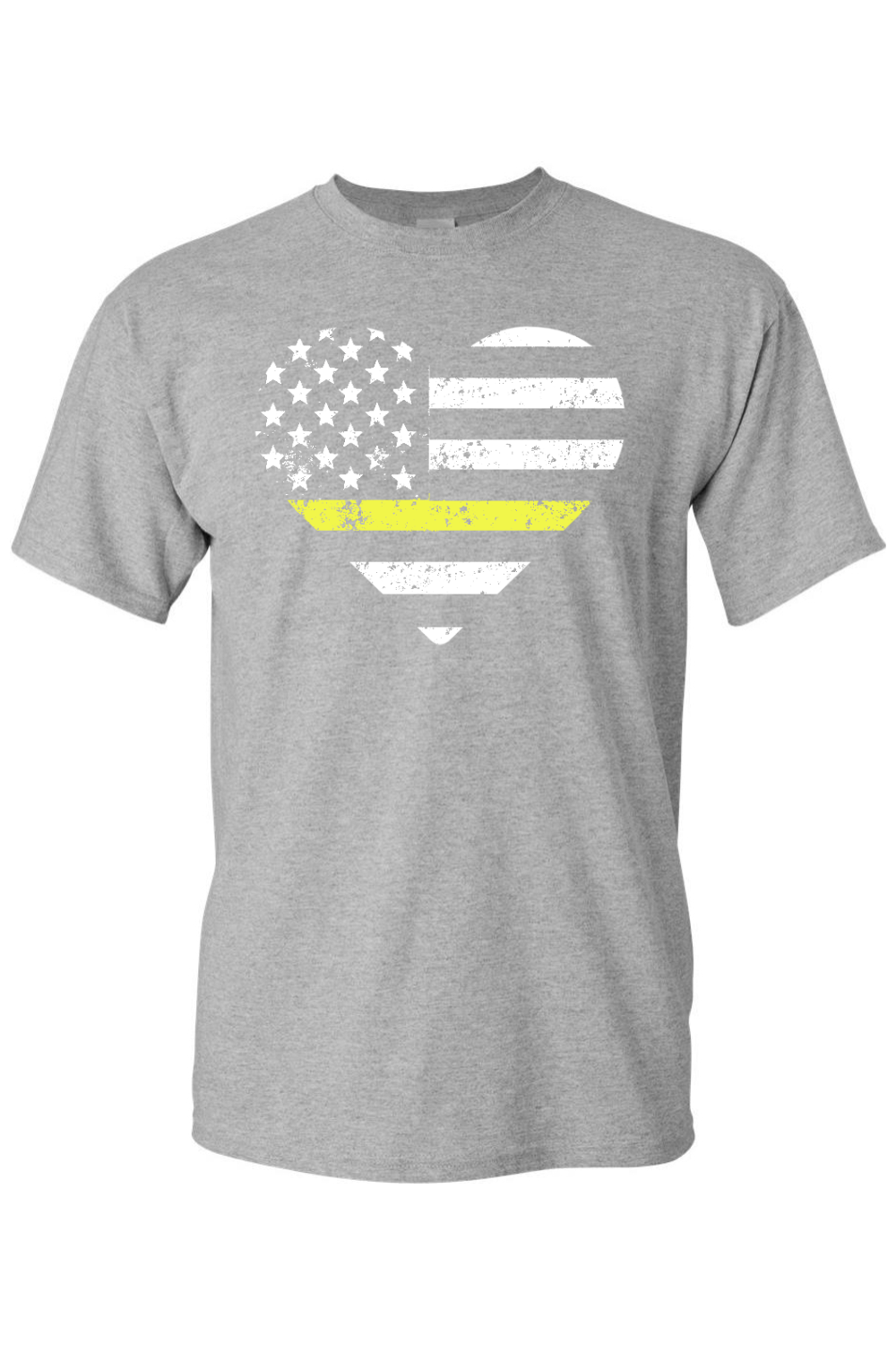 EMS Heart T-Shirt - Patriotic American