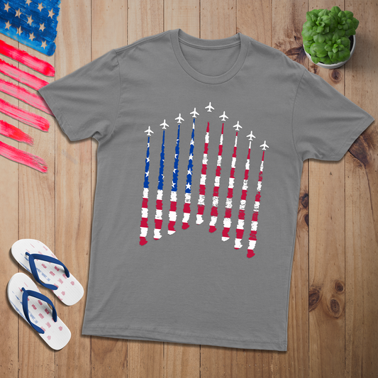 Airplane Smoke Tee Shirt