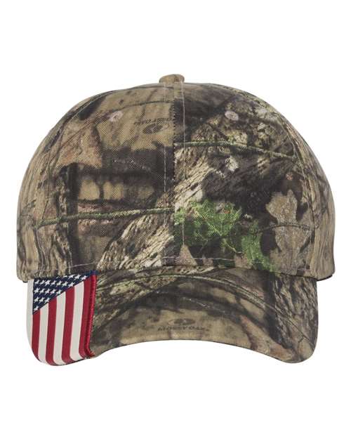 USA FLAG With Mossy Oak Country Camo - Patriotic American