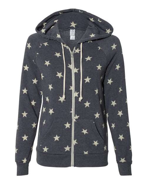 USA Stars Full-Zip Hooded Sweatshirt