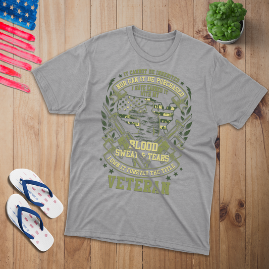Blood Sweat and Tears 100% USA Made Cotton T-Shirt