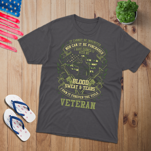 Blood Sweat and Tears T-Shirt - Patriotic American