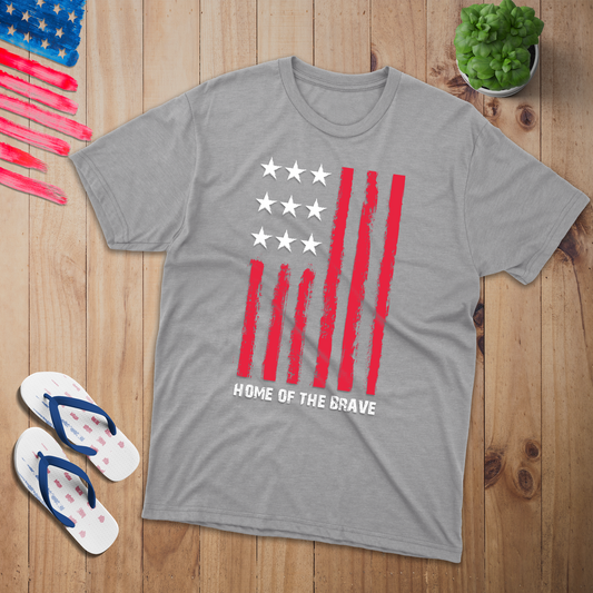 Home of the Brave T-Shirt - Patriotic American