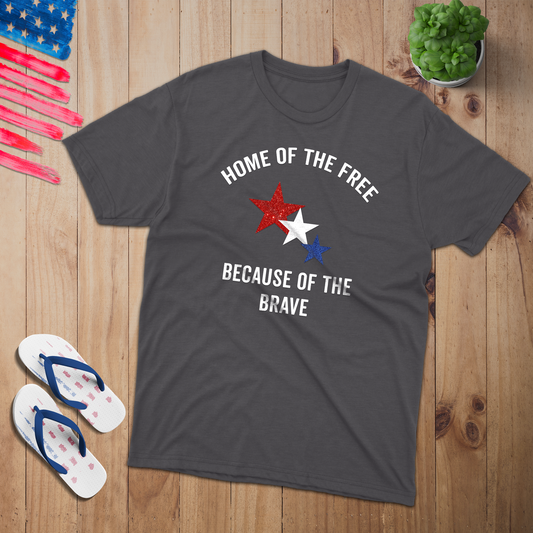 Home of the Free T-Shirt - Patriotic American