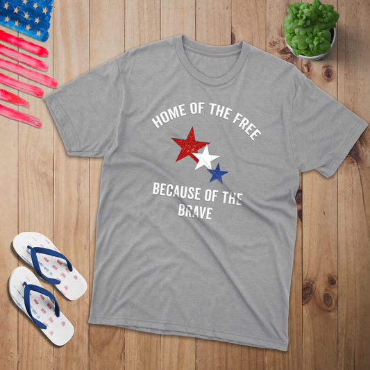 Home of the Free T-Shirt - Patriotic American