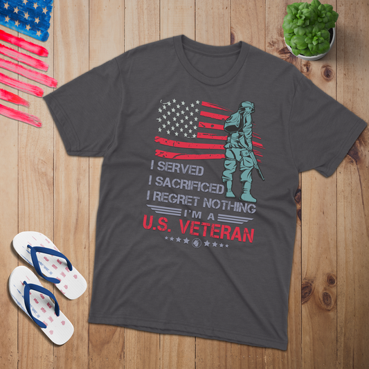 I served 100% USA Made Cotton T-Shirt