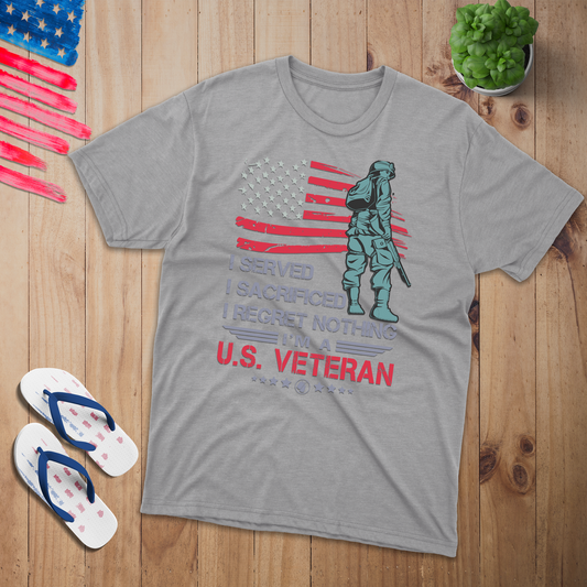 I Serve T-Shirt - Patriotic American