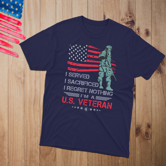 I Serve T-Shirt - Patriotic American