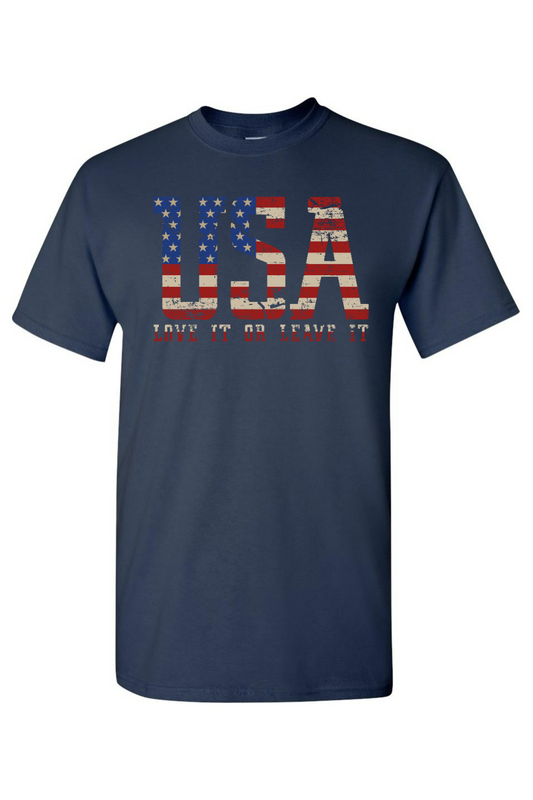 USA Love It  T-Shirt - Patriotic American