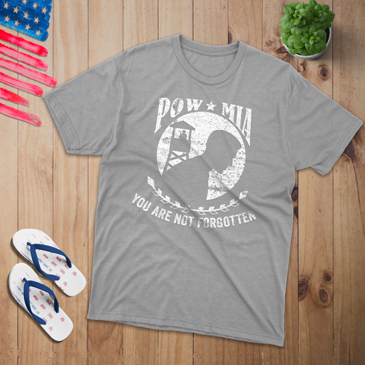 Pow Mia  T-Shirt-Patriotic American