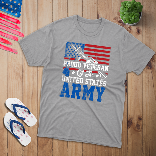Proud Veteran of the USA T-Shirt - Patriotic American