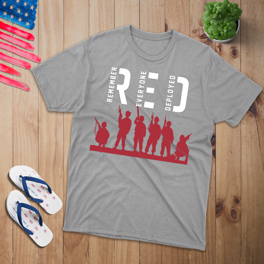 Red Everyone 100% USA Made Cotton T-Shirt