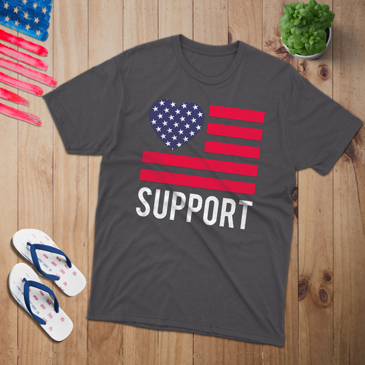 Support 100% USA Made Cotton T-Shirt