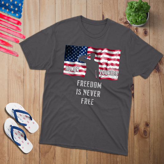 I stand for The Flag 100% USA Made Cotton T-Shirt