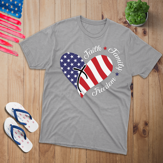 Faith Family Freedom - Patriotic American