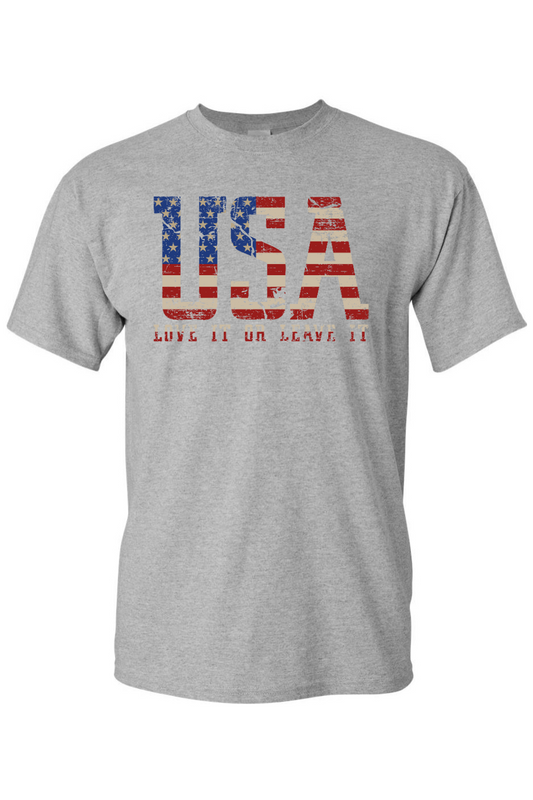 USA Love It  T-Shirt - Patriotic American