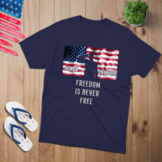 I stand for The Flag 100% USA Made Cotton T-Shirt