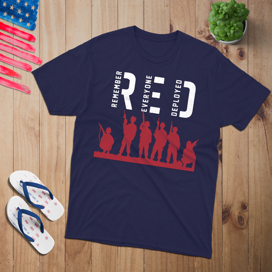 Red Everyone 100% USA Made Cotton T-Shirt