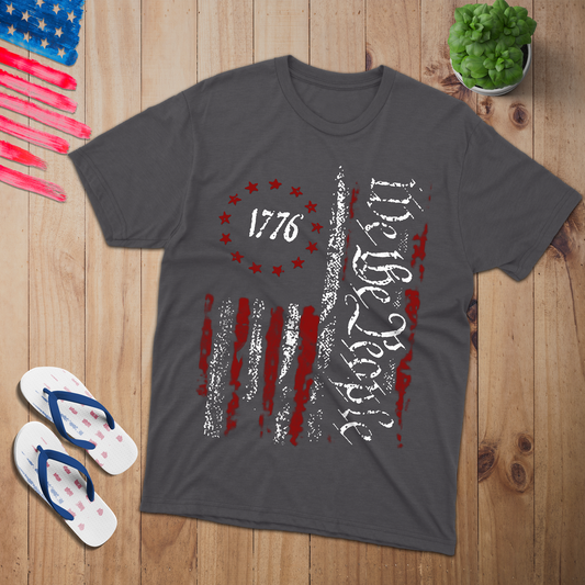 1776 America 100% USA Made Cotton T-Shirt